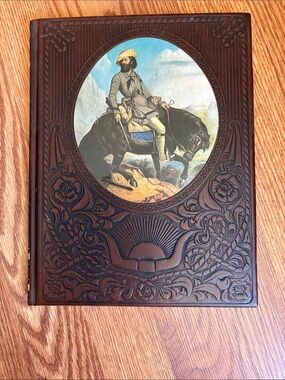 Time Life- The Trail Blazers  Embossed Brown Leather Book
